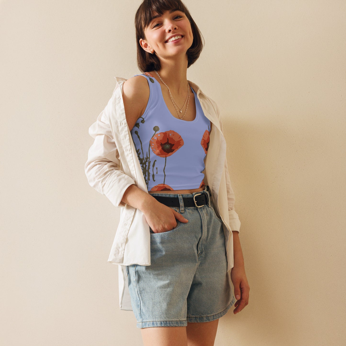 Poppin' a Titty Crop Tank