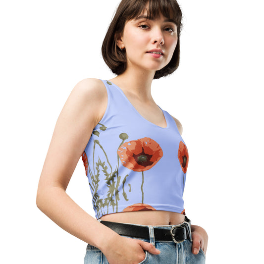 Poppin' a Titty Crop Tank