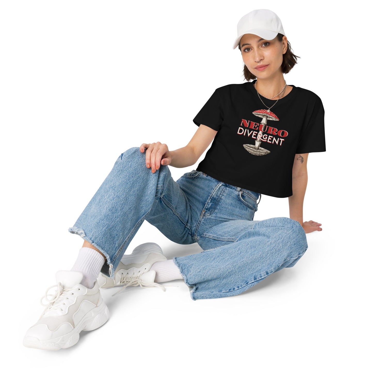 My Mushroom Reality Crop Top