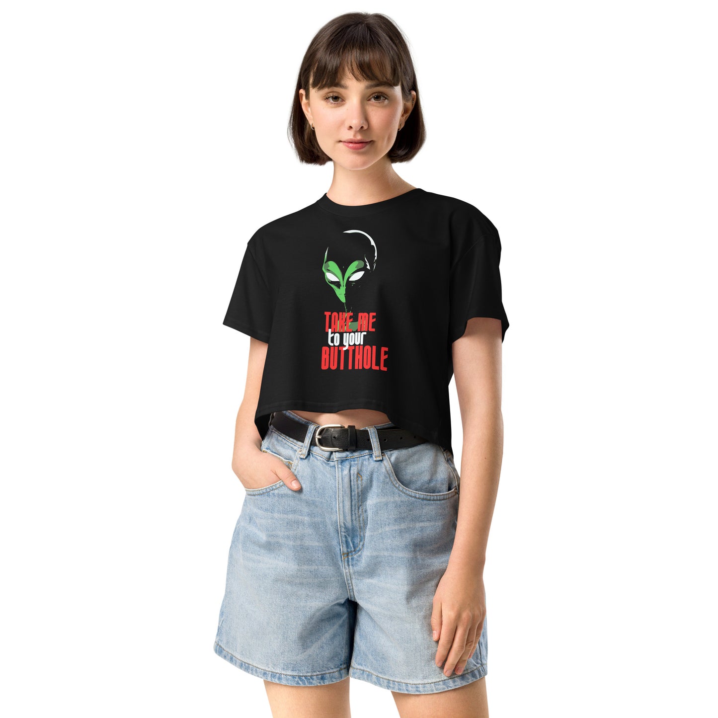 Alien Invasion Crop Top