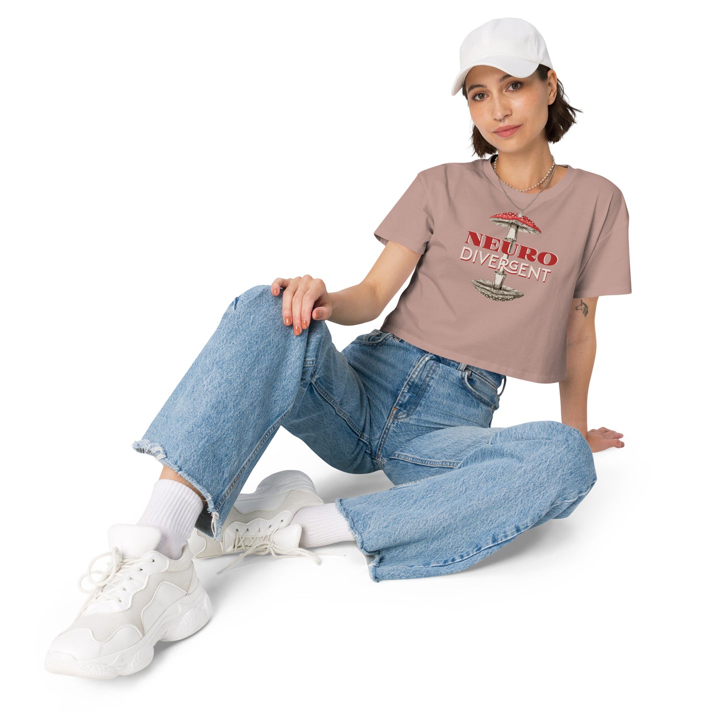My Mushroom Reality Crop Top