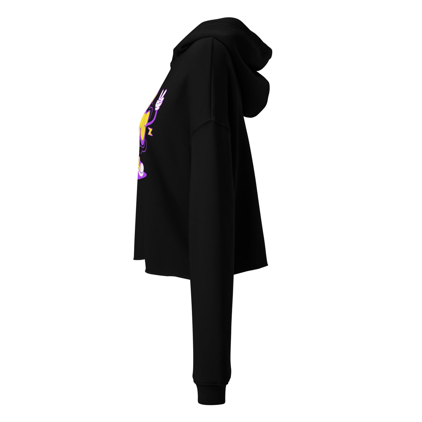 Nope Pope Crop Hoodie