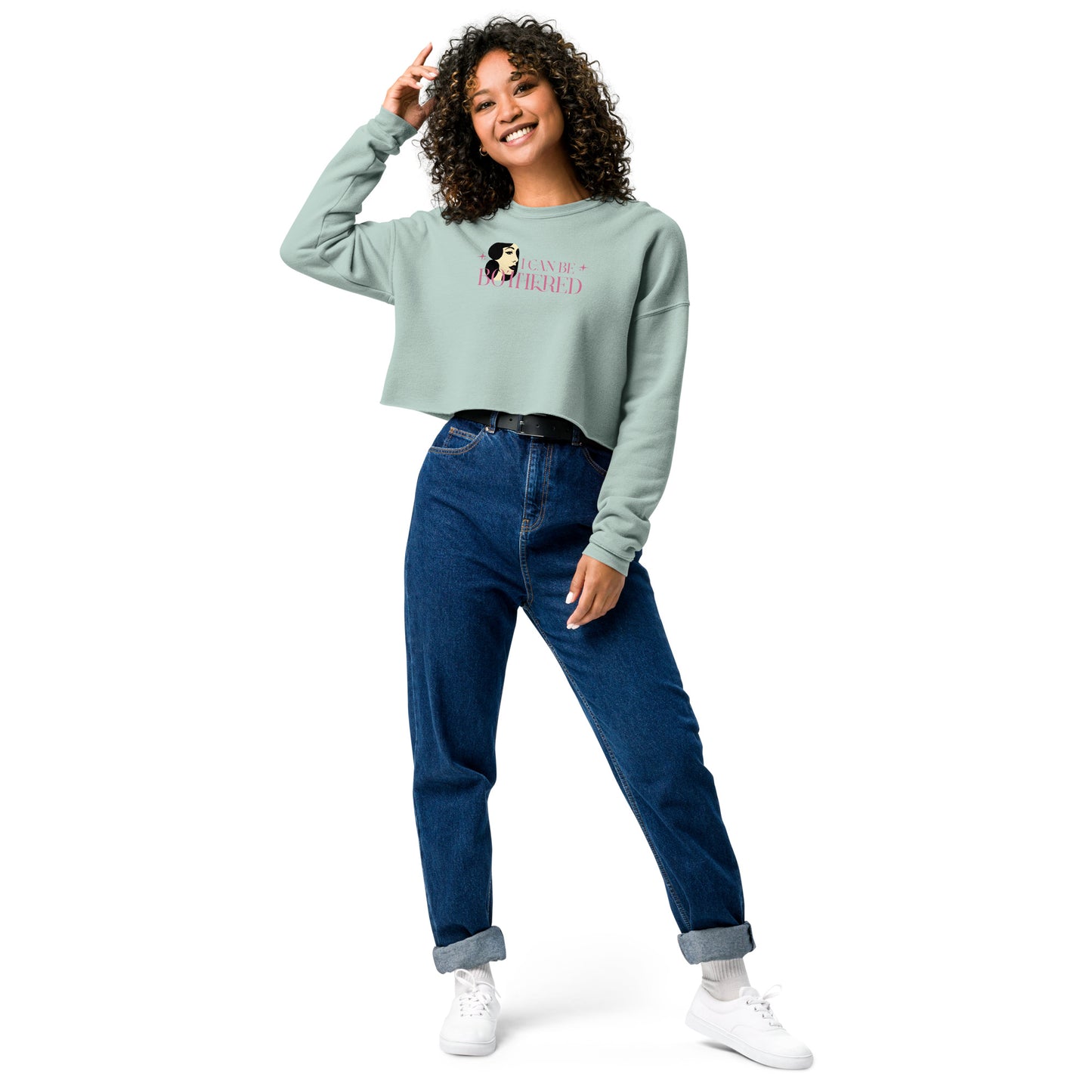 Regularly Bothered Crop Sweatshirt